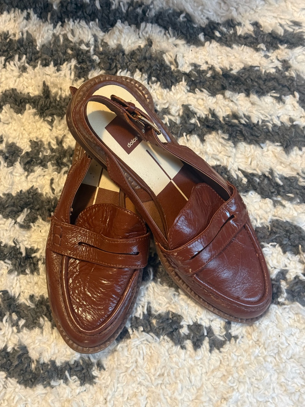 Dolce vita brown loafers
